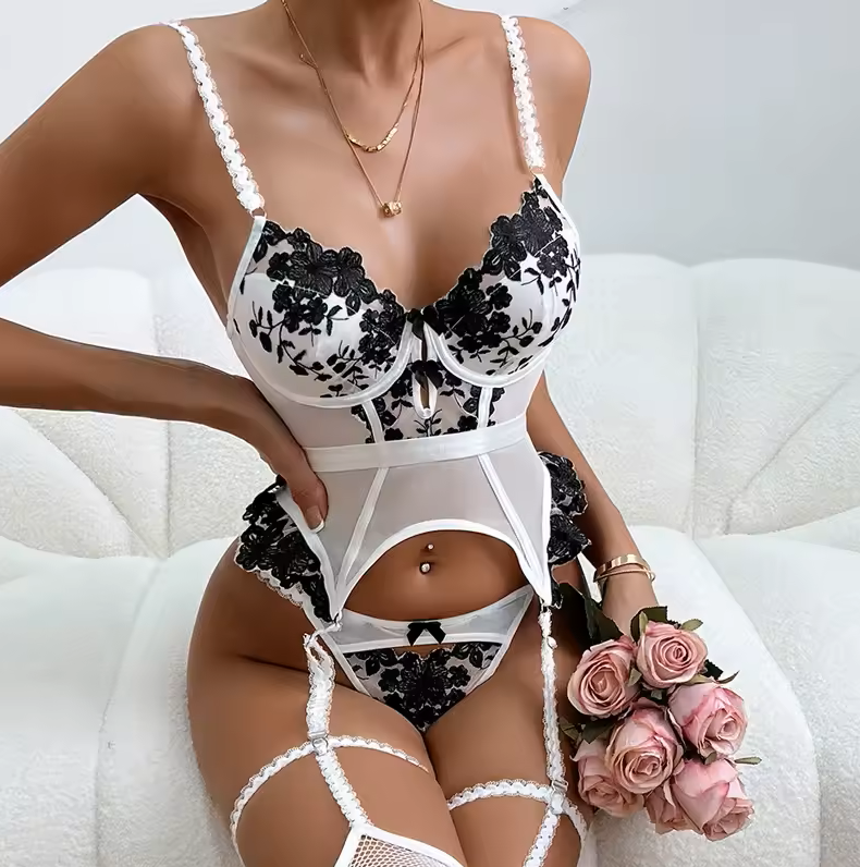 Eclipse Lace Lingerie-Set